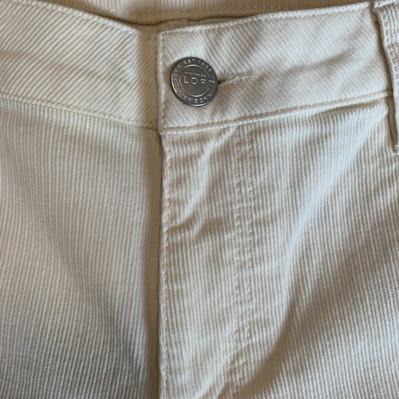 LOFT Women's Skinny Jeans in Cream - Picture 5 of 12